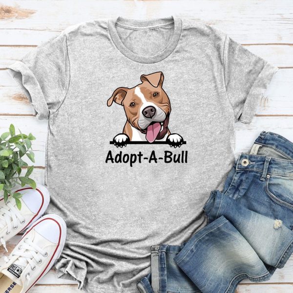 Adopt-A-Bull Standard Tee Heather Grey