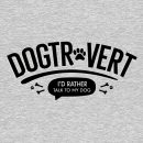 Dogtrovert Standard Tee Heather Grey