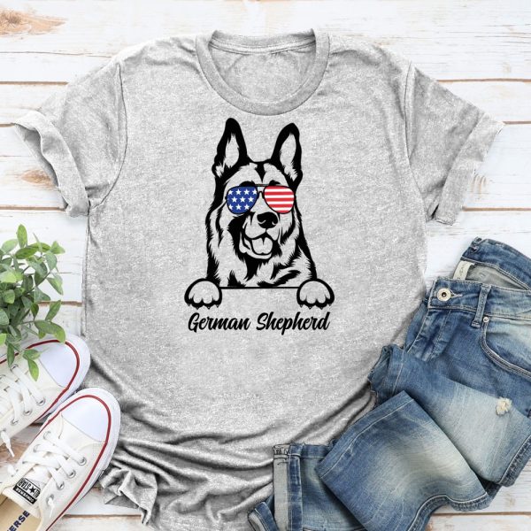 All American Shepherd Standard Tee Heather Grey