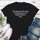 The Day You Hurt A Dog? Standard Tee Black